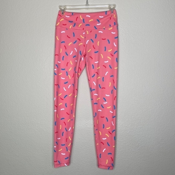 Feed Me Fight Me Pants - Feed Me Fight Me leggings women’s small pink candy euc